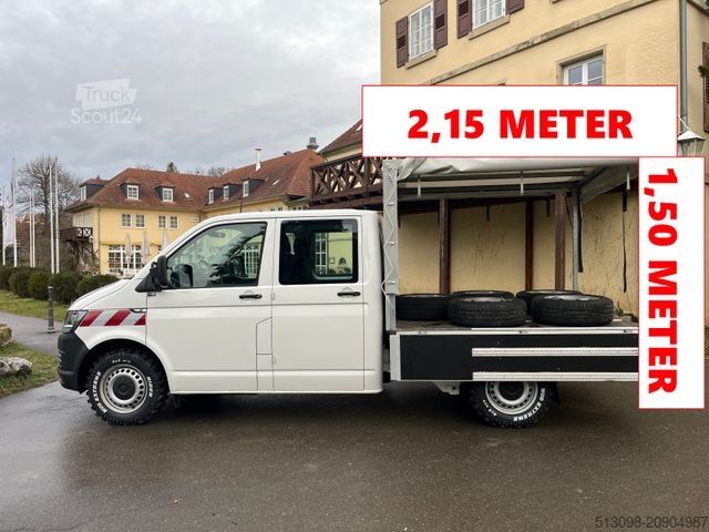 Transporter mit Pritsche & Plane VOLKSWAGEN T6 PRITSCHE+PLANE DOKA 4 MOTION OFFROAD REIFEN