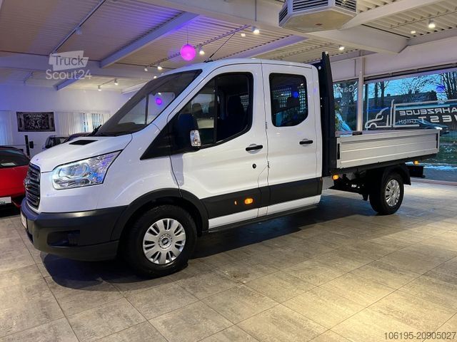 Pick-up bestelwagen FORD Transit DoKa Maxi Pritsche *Klima*Garantie*AHK*