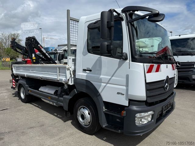 Tre-sidig tippbil MERCEDES-BENZ ATEGO 816 Kipper 2-Seiten*KRAN HIAB X 078*2xAHK