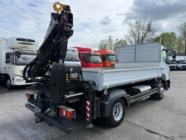 Tre-sidig tippbil MERCEDES-BENZ ATEGO 816 Kipper 2-Seiten*KRAN HIAB X 078*2xAHK