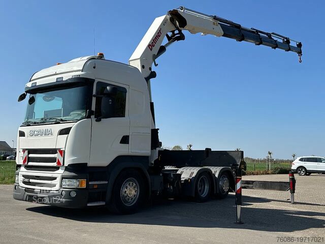 Volumen SCM Scania R450 6x2 !!TRACTOR!!!CRANE/GRUE/HMF 50TM!!TOP!E...