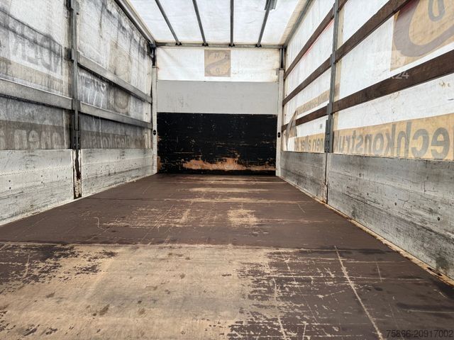 Samochód dostawczy z plandeką MAN 8.180 TGL BL Schiebeplane Klima 3 Sitzer