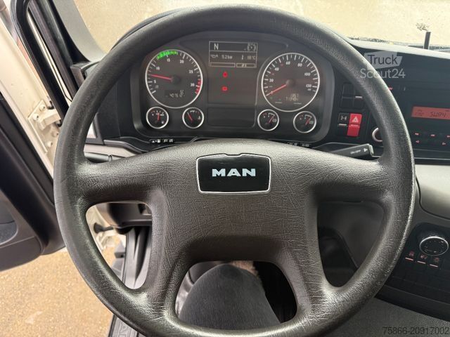 Samochód dostawczy z plandeką MAN 8.180 TGL BL Schiebeplane Klima 3 Sitzer