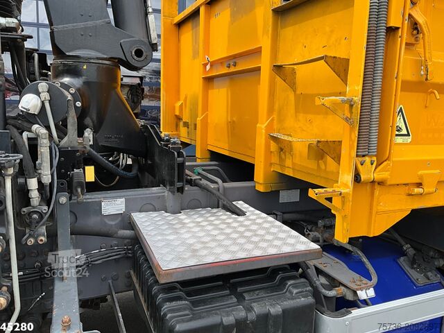 Camião basculante com grua DAF FAT 75 CF 340 6x4 Manual Full steel Hiab 16 Ton...