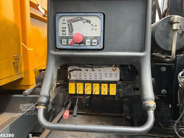 Camião basculante com grua DAF FAT 75 CF 340 6x4 Manual Full steel Hiab 16 Ton...