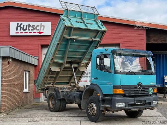 Tresidig tipplastbil MERCEDES-BENZ 1823K 3-Seiten Kipper, PMK 2 grüne Plakette