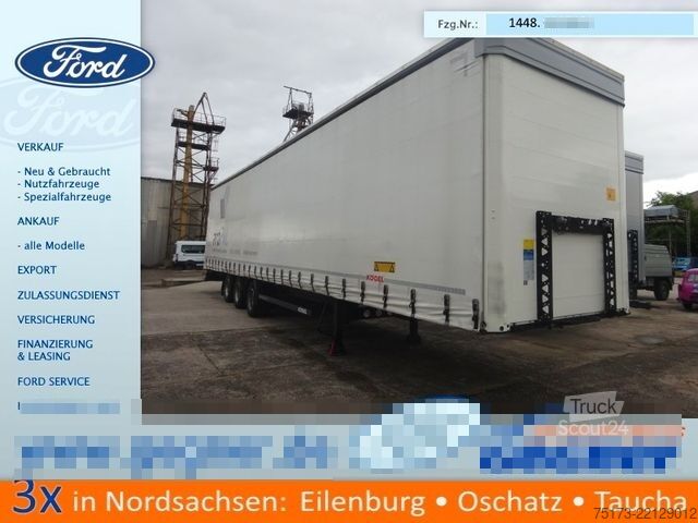 Otevřený návěs s plachtou KÖGEL Euro Trailer Mega Curtainslider
