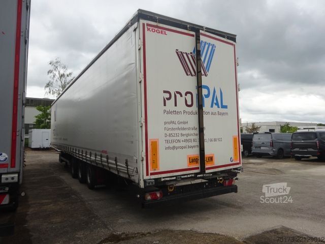 Otevřený návěs s plachtou KÖGEL Euro Trailer Mega Curtainslider