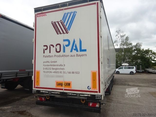 Otevřený návěs s plachtou KÖGEL Euro Trailer Mega Curtainslider