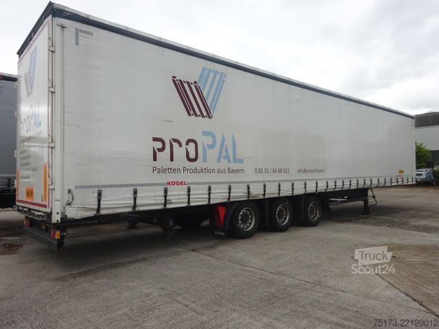 Otevřený návěs s plachtou KÖGEL Euro Trailer Mega Curtainslider