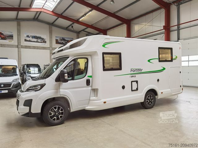 Autorulotă semi-integrată FORSTER T 699 EB /-2025-/ 140PS/ EINZELBETTEN & HUBBETT