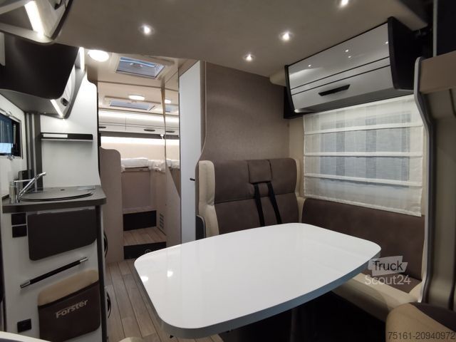 Autorulotă semi-integrată FORSTER T 699 EB /-2025-/ 140PS/ EINZELBETTEN & HUBBETT