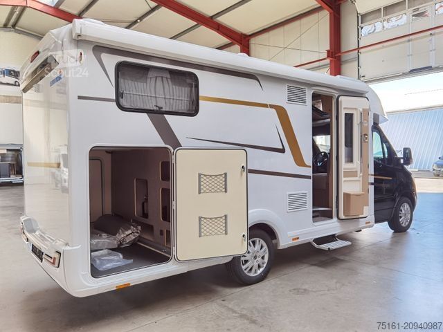 Halvintegreret autocamper EURAMOBIL PROFILA T 726 EF / -2025-/RAUMBAD & EINZELBETTEN