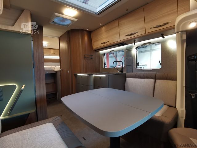 Halvintegreret autocamper EURAMOBIL PROFILA T 726 EF / -2025-/RAUMBAD & EINZELBETTEN
