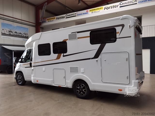 Yarı entegre karavan EURAMOBIL PROFILA T 695 EB / MODELL 2026 / EINZELBETTEN