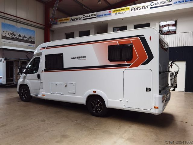 Teilintegriertes Wohnmobil WEINSBERG CARACOMPACT 600 MEG EDITION PEPPER /EINZELBETTEN
