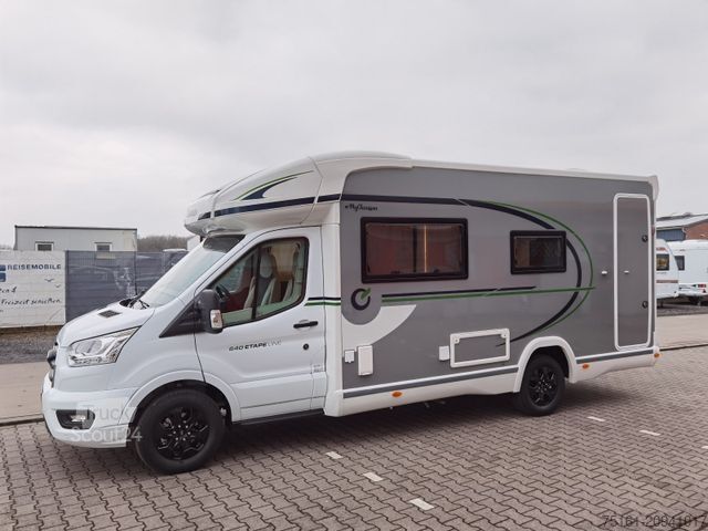 Halvintegreret autocamper CHAUSSON 640 TITANIUM / MODELL 2026 / 165PS / XXL-HUBBETT