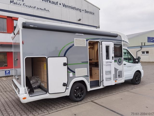 Halvintegreret autocamper CHAUSSON 640 TITANIUM / MODELL 2026 / 165PS / XXL-HUBBETT