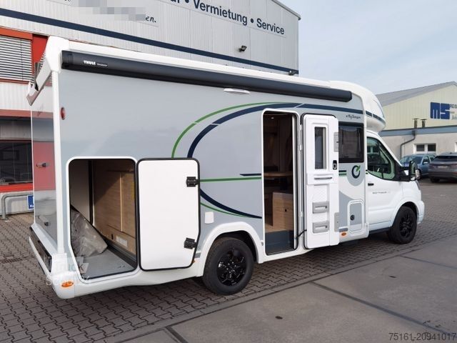 Halvintegreret autocamper CHAUSSON 640 TITANIUM / MODELL 2026 / 165PS / XXL-HUBBETT