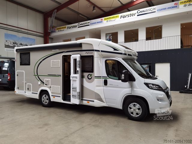 Halvintegreret autocamper CHAUSSON 724 ETAPE - LINE /140PS /ZUBEHÖR & CONNECT PAKET