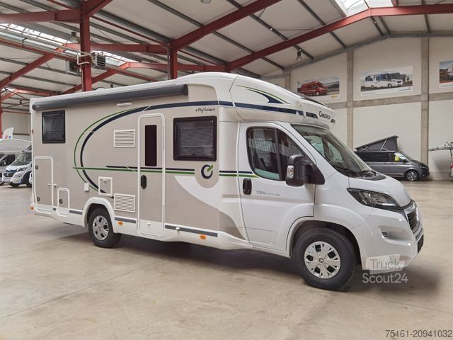 Halvintegreret autocamper CHAUSSON 724 ETAPE - LINE /140PS /ZUBEHÖR & CONNECT PAKET