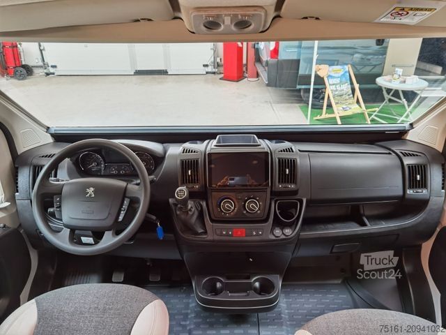 Halvintegreret autocamper CHAUSSON 724 ETAPE - LINE /140PS /ZUBEHÖR & CONNECT PAKET