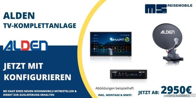 Halvintegreret autocamper CHAUSSON 724 ETAPE - LINE /140PS /ZUBEHÖR & CONNECT PAKET