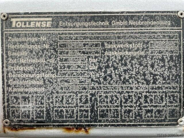 Vakuuminė cisterna sunkvežimis Mercedes-Benz 1828 4x4 Atego Saugwagen 11.000ltr.