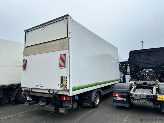 Furgoneta caja MERCEDES-BENZ MOTORSCHADEN ATEGO 818 L Koffer 6,10 m LBW 1 T