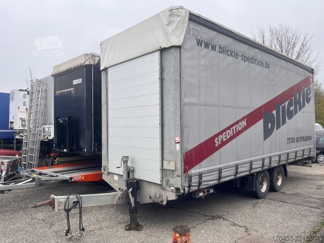 Rimorchio aperto con telone MÖSLEIN TP 11-D Tandem Schiebeplane, Edscha