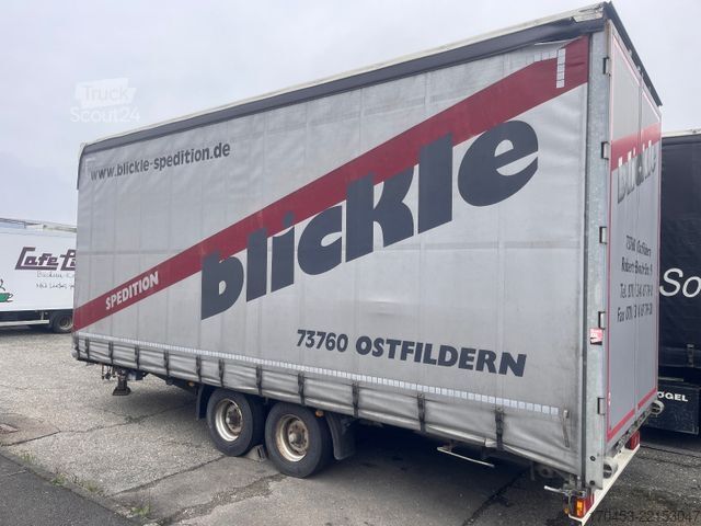 Rimorchio aperto con telone MÖSLEIN TP 11-D Tandem Schiebeplane, Edscha