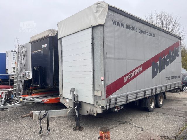 Rimorchio aperto con telone MÖSLEIN TP 11-D Tandem Schiebeplane, Edscha