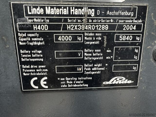 Gabelstapler Linde H 40 D