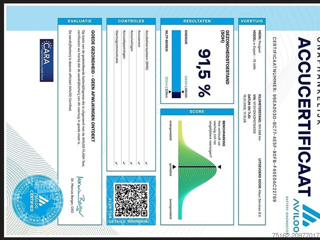 Karavan z visoko streho PEUGEOT E-EXPERT L3  PREMIUM 135/ 75