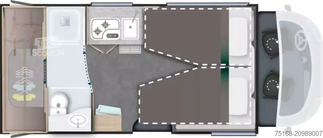 Camping-car semi-intégré CHALLENGER Teilintegriert 270 Graphite Edition Modell 2026