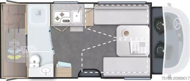 Camping-car semi-intégré CHALLENGER Teilintegriert 270 Graphite Edition Modell 2026