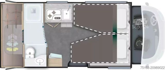Camping-car semi-intégré CHALLENGER Teilintegriert 270 Graphite Edition Modell 2026