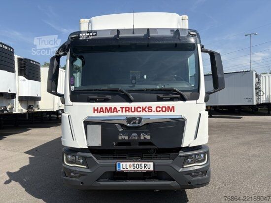 Dobozos teherautó MAN TGM 15.250 4X2, KOFFER MIT LBW,