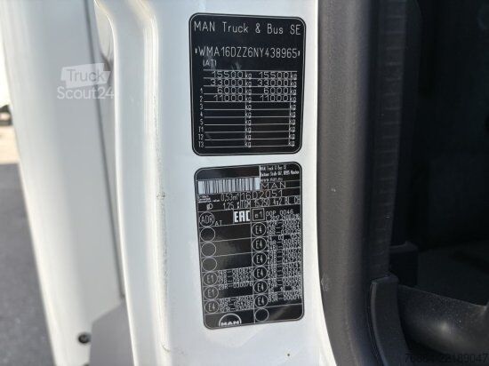 Dobozos teherautó MAN TGM 15.250 4X2, KOFFER MIT LBW,
