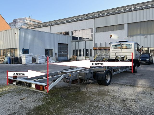 Transporter Fahrgestell MERCEDES-BENZ 814 Orig. 269.454km 8,45m Boot Boat Transporter