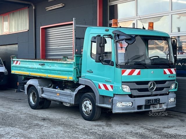 Camion-benne tricar MERCEDES-BENZ Atego 1022 Blatt/Blatt Klima 4m Meiller 2x AHK