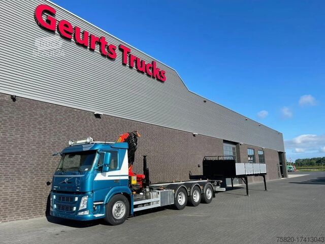 Camion cu macara Volvo FM 500 8X4 TRIDEM + PALFINGER PK 27001-EH G KRA...