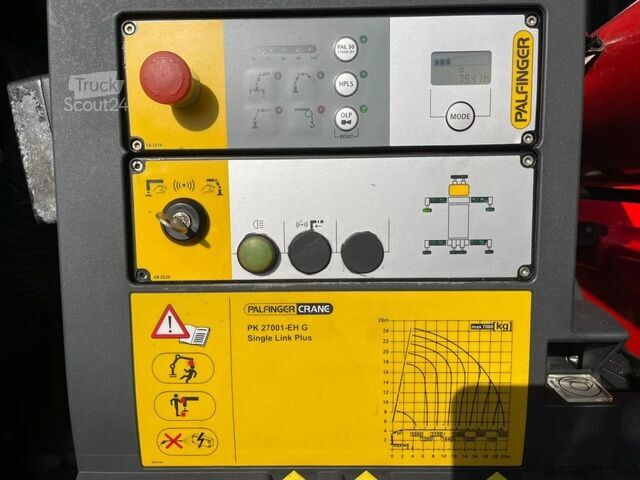 Camion cu macara Volvo FM 500 8X4 TRIDEM + PALFINGER PK 27001-EH G KRA...