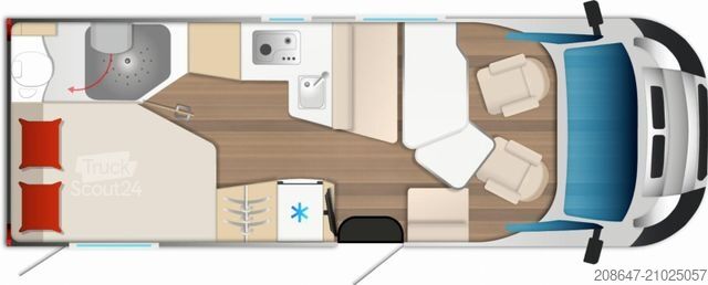 Camping-car semi-intégré BÜRSTNER Campeo TD 660 *Winterpaket*Attractive Paket*