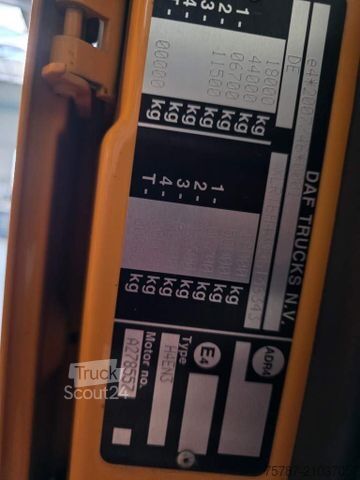 Volume trekker DAF XF 510 LL, ZF Inatrder, Standklima, Hubsattelkup