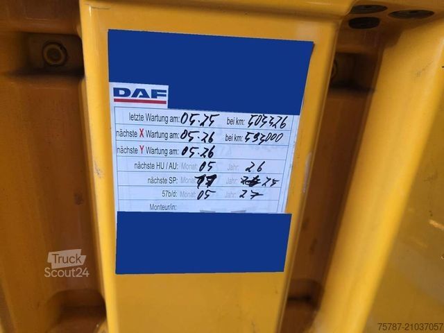 Volume trekker DAF XF 510 LL, ZF Inatrder, Standklima, Hubsattelkup