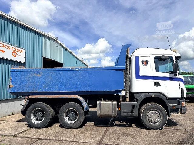 Savivartis Scania R124-470 C 6x4 FULL STEEL KIPPER (MANUAL GEARBO...