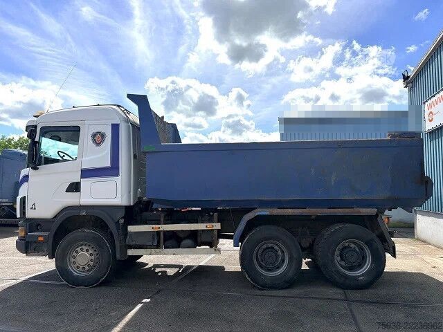 Savivartis Scania R124-470 C 6x4 FULL STEEL KIPPER (MANUAL GEARBO...