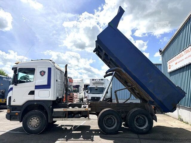 Savivartis Scania R124-470 C 6x4 FULL STEEL KIPPER (MANUAL GEARBO...