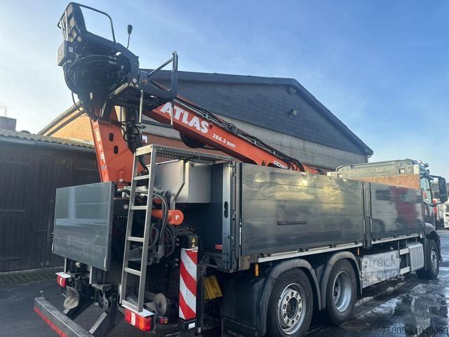 Lastebilmontert kran MERCEDES-BENZ Antos 2646 Baustoff Atlas 206.3 Lift/Lenk AHK